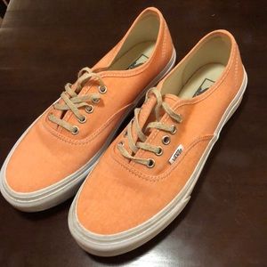 Orange/Peach Vans